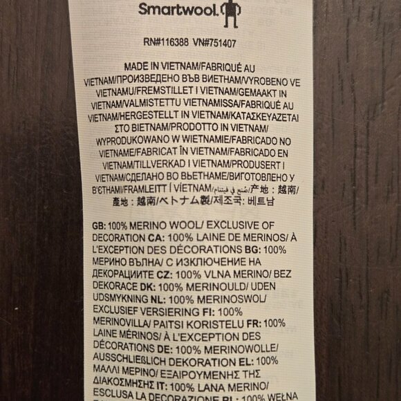 Smartwool 100% Merino, TOP 2XL, 250 Gsm, Winter Sky Heather nwot - Picture 15 of 16